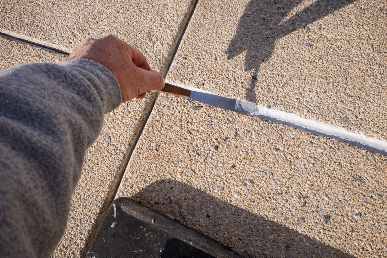 Professional expansion joint resealing work by TRG in Brisbane